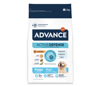 Advance Dog Maxi Puppy 3кг - пилешко и ориз
